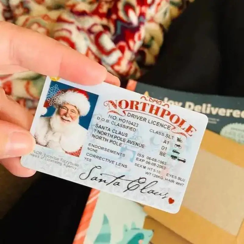 Santa Claus Drivers Licence
